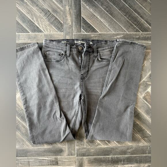 Goodfellow & Co Gray Slim Jeans with Distressed Details | 30x32 - Picture 4 of 7